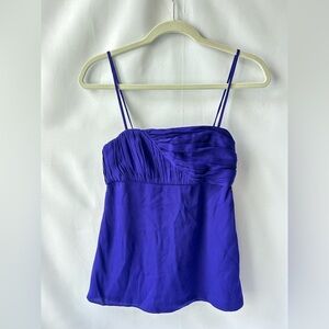 Alice + Olivia Silk cami ruffle top